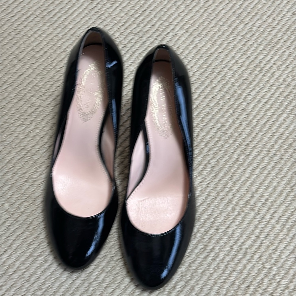 Elie Tahari patented leather heels.